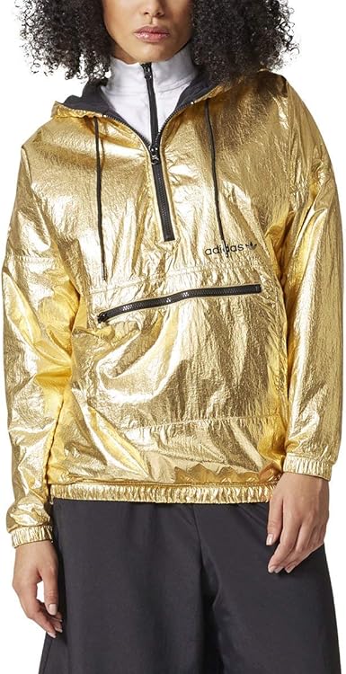 adidas gold windbreaker