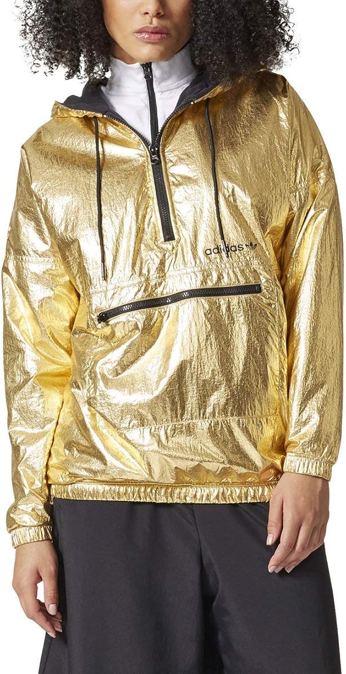 adidas gold windbreaker