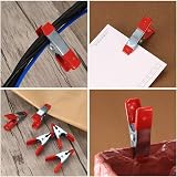 LJHOME Metal Spring Clamps 60 Pc Heavy Duty Rubber Coated 2 Inch view 6