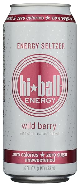HI-BALL WILD BERRY SPARKLING ENERGY WATER, 16 FL...