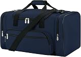 ZYZ ZZY Gym Duffle Bag 40L Duffle with Shoulder Strap Navy Blue