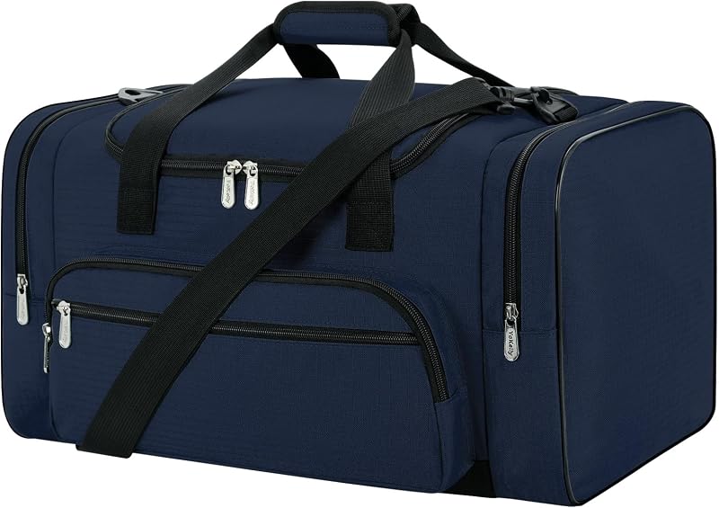 ZYZ ZZY Gym Duffle Bag 40L Duffle with Shoulder Strap Navy Blue