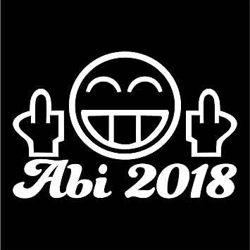 Aufkleber Abi 2018