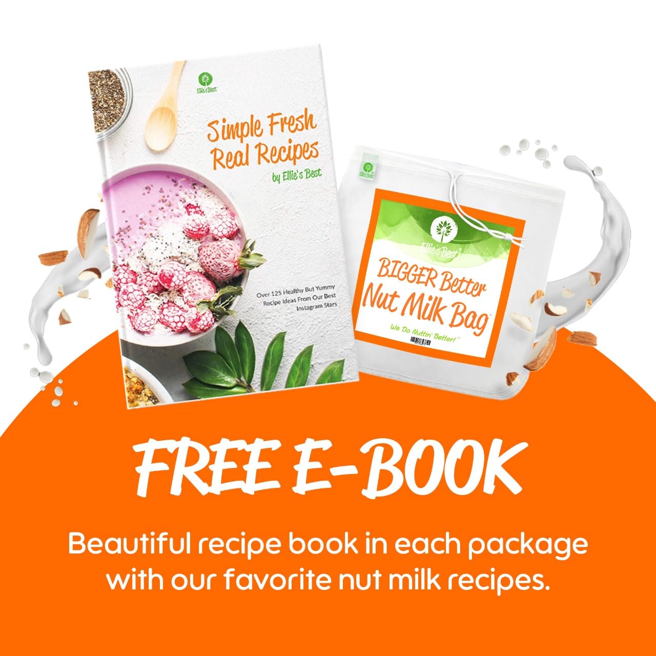 Pro Quality Nut Milk Bag 2 Pack - 12