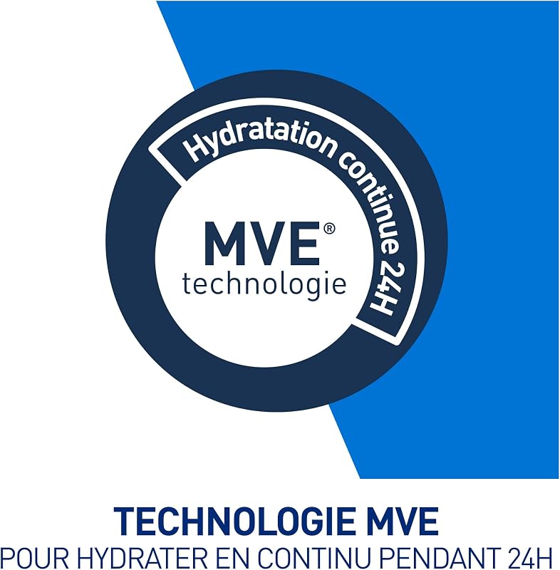 - Crème Hydratante Visage SPF50, Crème Visage et Cou Protège du Soleil et Hydrate, avec Technologie MVE, Acide Hyaluronique, Niacinamide, Soin de jour, Peaux Normales à Sèches