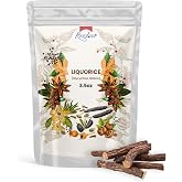 Licorice (Mulethi) Root,Glycyrrhiza glabra, Yashimadhu Dried Root Sticks, Natural SPICES 3.5oz (100g)