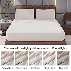 Queen Size Fitted Sheet 100% Egyptian Cotton Fitted