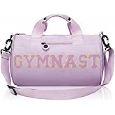 Sunnymove Purple Gymnastics Bag for Girls Gym Sport Gift Dance Gymnastics Bags for Toddler Kid Girls Teens Student Athletes Workout Christmas Gift