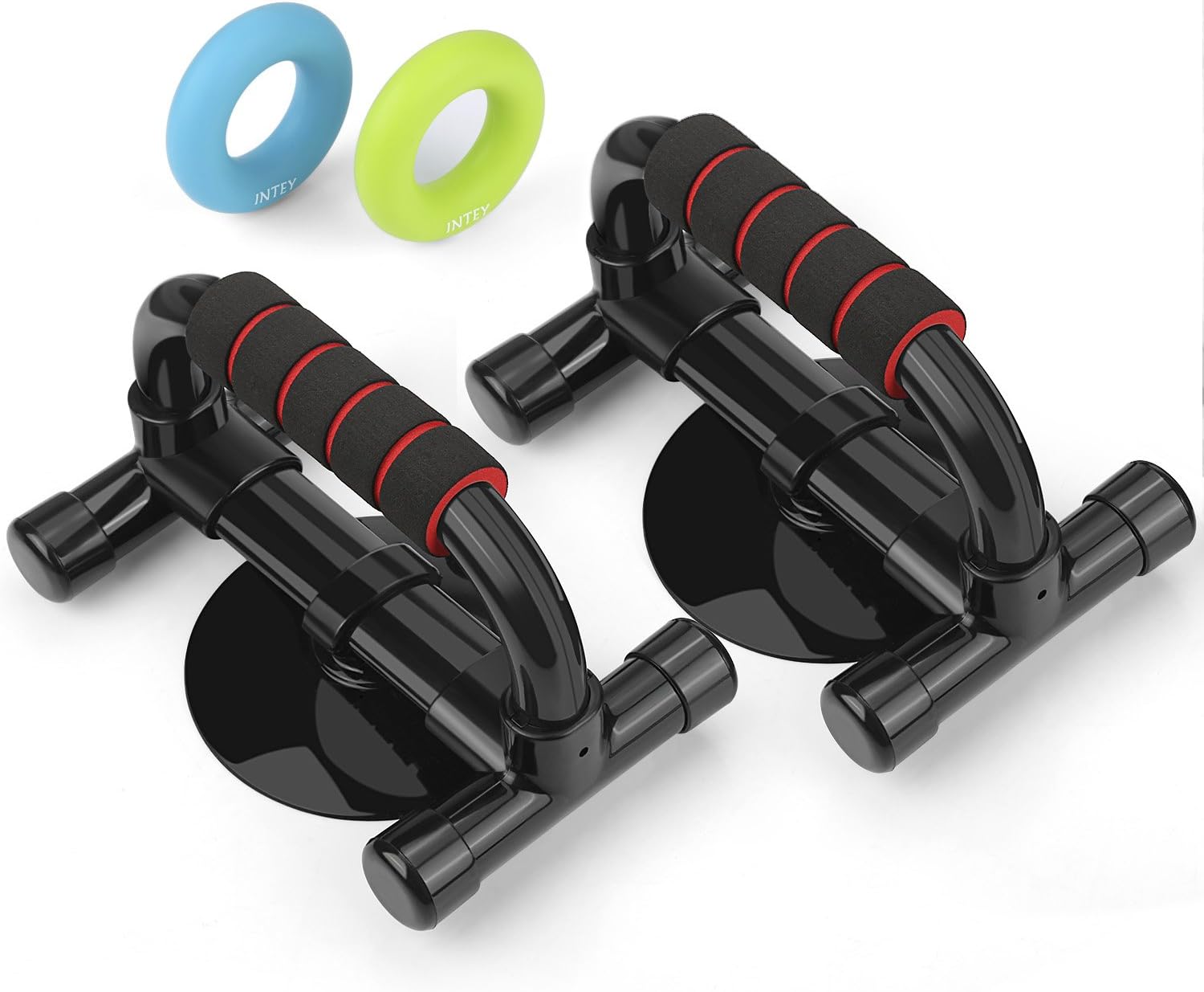 Poignées De Pompe Flintronic - Paire Antidérapante Pour Pompes - Musculation Bras/Épaules/Poitrine - Support 150kg