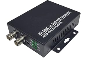 101 AUDIO VIDEO INC. 101AV 4K BNC to FHD HDMI Video Converter Adapter for Monitors & DVRs, converts HD-TVI/AHD/CVI and Composite Video Signal/CVBS from BNC Video Signal to HDMI