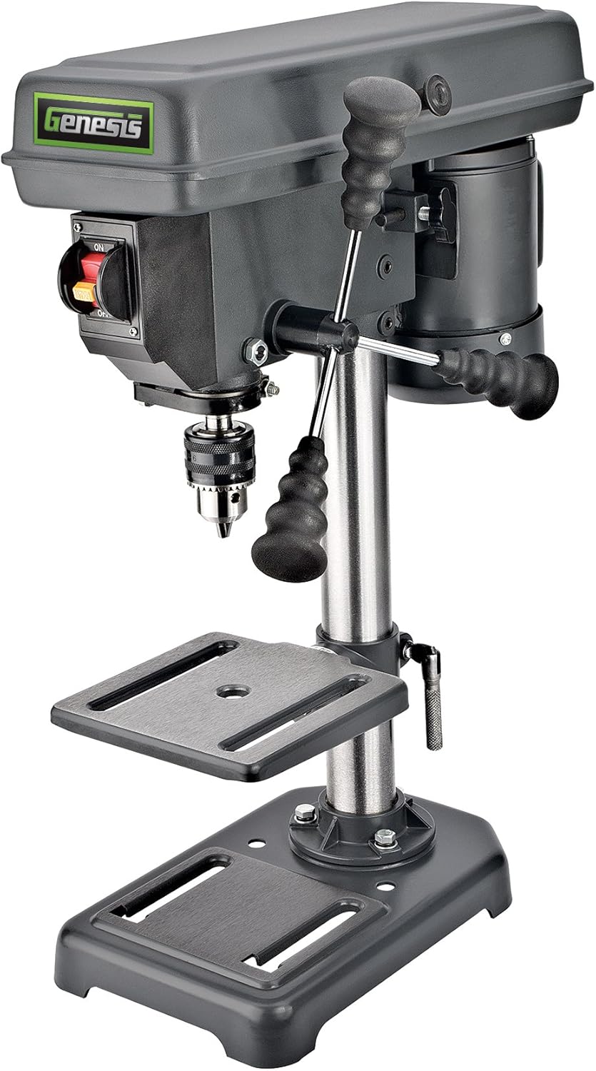 5. Genesis GDP805P 5-Speed 2.6 Amp 8-Inch Drill Press