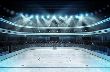 15x10 Ft Photography Backdrop Hockey Stadium With Spectators Empty Ice Rink Sport Arena Photo Studio Background Seamless Amazon Ca Camera Photo