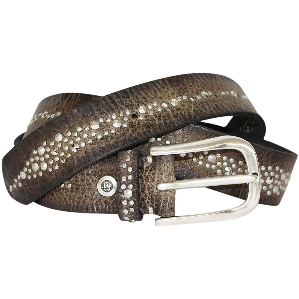 B-Belt Damengürtel mit unterschiedlichen Nieten, Breite 3,5 cm: Amazon ...