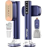 Steamer for Clothes Portable Handheld Garment Steamer,15s Fast Heat-up,180ml Tank,Steamer Ironing Gloves,35 Minutes of Contin