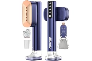 Steamer for Clothes Portable Handheld Garment Steamer,15s Fast Heat-up,180ml Tank,Steamer Ironing Gloves,35 Minutes of Contin