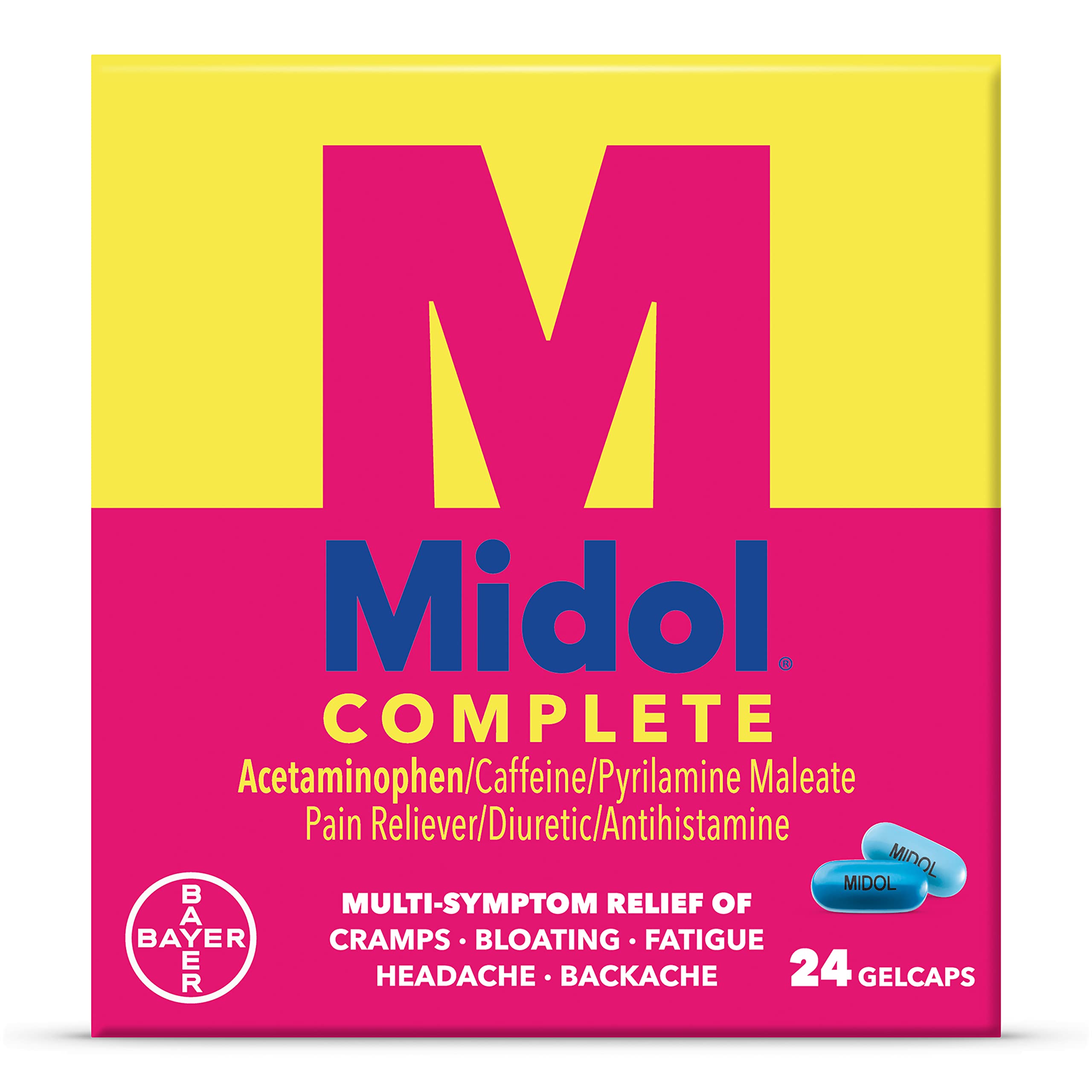 Midol Complete Gelcaps 24ct: Midol Complete