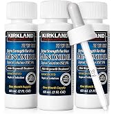 Kirkland Men Hair Loss Regrowth Revitalizes Hair Follicles 5% Minoxidil Topical Solution 3 Months Supply Size 3 X 2 Fl. Oz (60 Ml) Original