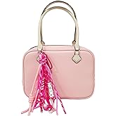 QTMY Rope Braided Keychain Bag Charms for Handbag Purse Backpack Accessories for Bogg Bag,860Pink-1