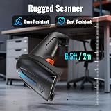 Tera 2D QR Barcode Scanner Wireless USB 2.4G D5100 Black view 5