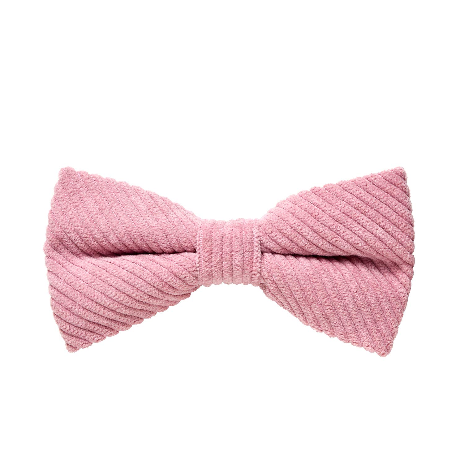 MASADA corduroy bow tie dusky pink - men's accessory in vintage-look, continuously adjustable, handmade with hook closure - 12 x 6 cm