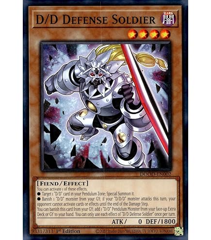 Amazon.com: Yu-Gi-Oh! D.D. Warrior Lady - SGX1-ENE04 - Secret Rare