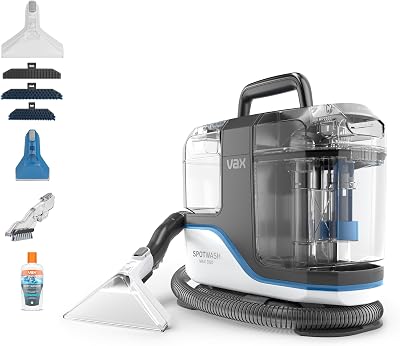 Vax SpotWash Max Duo Spot Cleaner 500W With Solution & Tools CDSW-MSXD