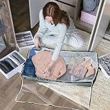 MIXC 4 Pack 100L Underbed Storage Box with Lid Large 40x20x7 in view 7