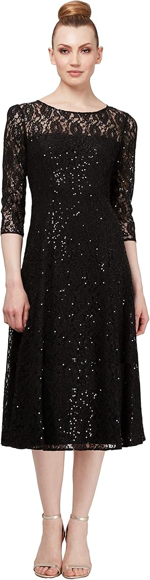 lace sequin dresses