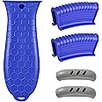 5 Pcs Cast Iron Handle Cover, Silicone Hot Handle Holder, Heat Resistant Cast Iron Skillet Handle Covers Potholder for Frying Pans and Griddles Kitchen Supplies