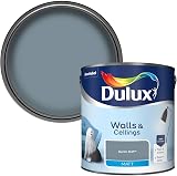 Dulux Walls & Ceilings Matt Emulsion Paint Denim Drift 2.5 Litres
