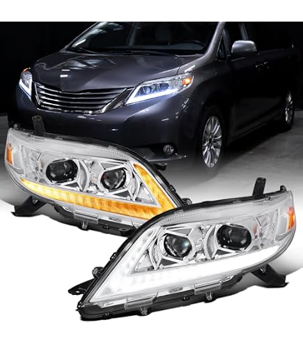 Amazon.com: For Toyota Sienna Headlight 2011 2012 2013 2014