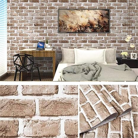 Amazon はがせる 壁紙 壁紙シール はがせる おしゃれ 壁紙自己粘着壁紙防水壁紙寝室pvc防水および防湿装飾自己粘着漫画壁紙 5075 45cm 10m 壁紙