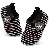 FEETCITY Toddler Walking Shoes Slip On Toddler Shoes Boys Girls Kids Sports Sneakers Casual School Shoes Barefoot Shoes