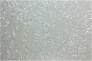 YIJUNHUI 11.6"x17" DIY Guitar Bass Pickguard Blank Material Sheet - Scratch Resistant Backplate for Strat/Tele Guitars & Jazz/P Bass (Vintage green pearl)