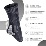 Lusenone Professional Ankle Support Brace 2 Pack Breathable Open-Toe view 2