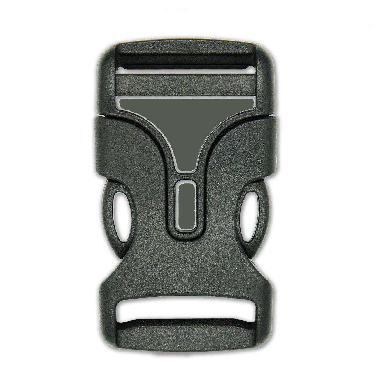 DIY Crafts 1 Inch Dual Adjustable Side Release Plastic Buckles (Design