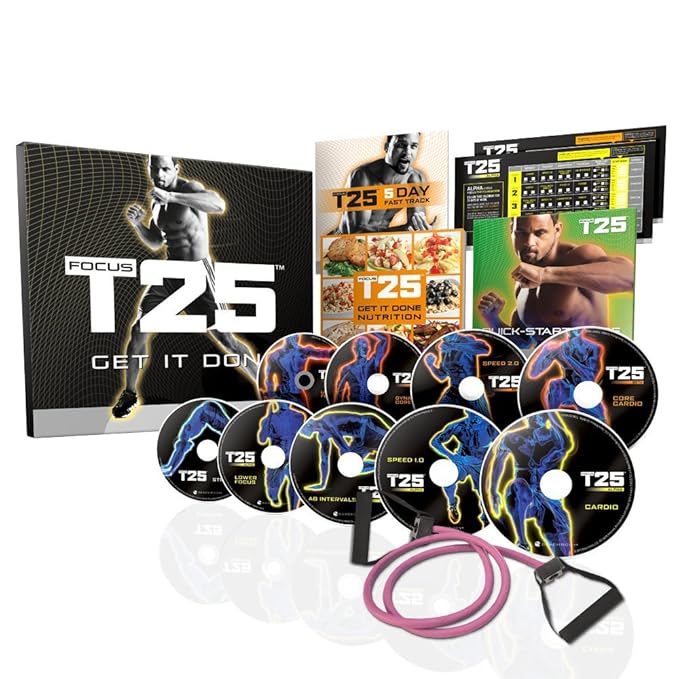 Beachbody Shaun T. Focus T25 DVD Workout, Exercise Videos