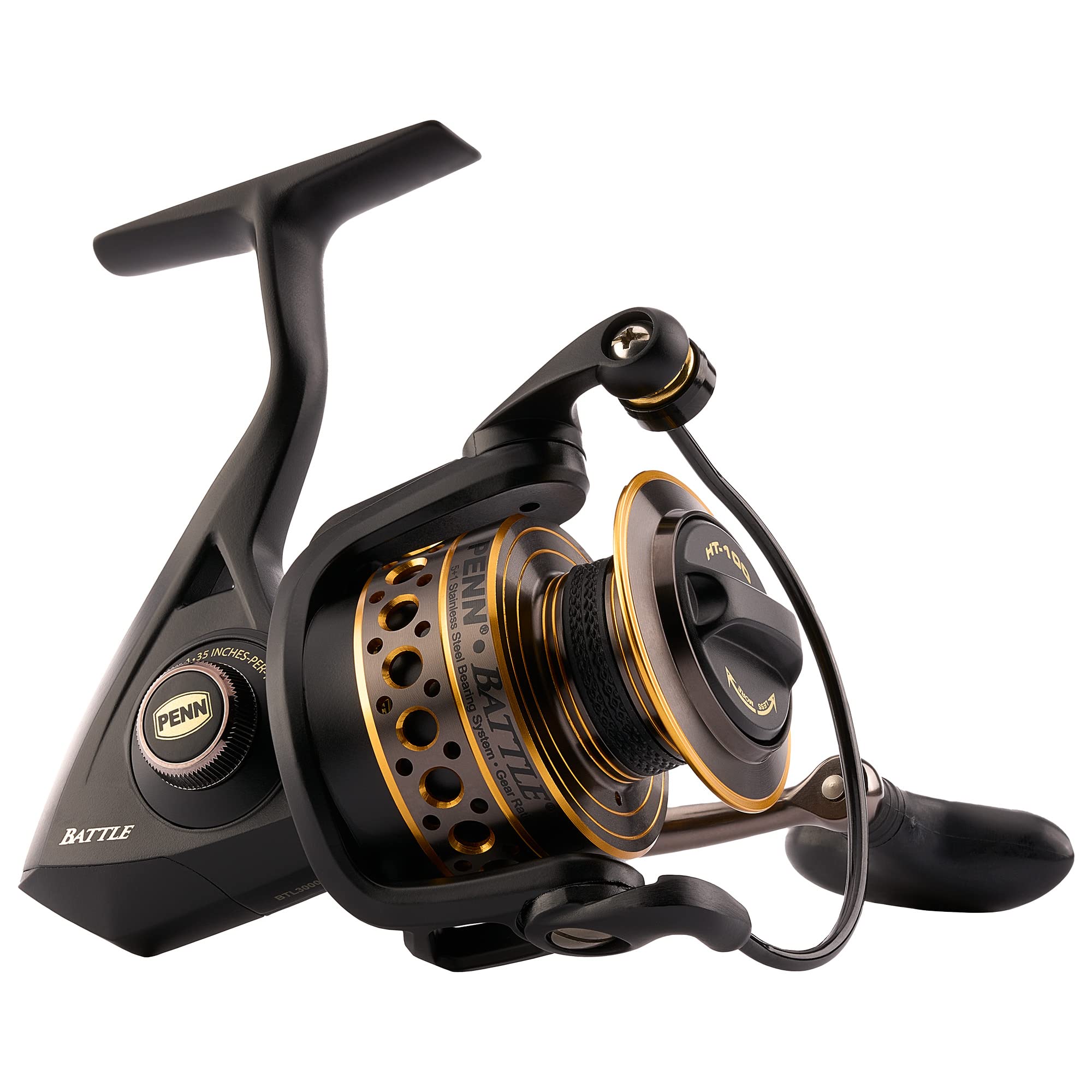 Photo 1 of PENN Battle Spinning Fishing Reel, Black, 3000