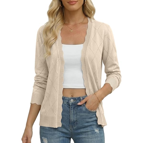 Womens Bolero Shrugs for Evening Dresses Elegant Cropped Shrug Long Sleeve  Cardigan Lightweight Knit Cover Up (Beige,S) at Amazon Women's Clothing  store