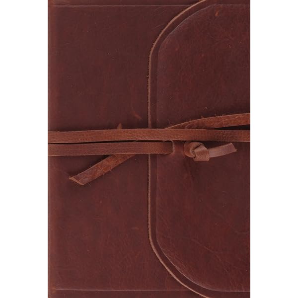 ESV Large Print Compact Bible (Buffalo Leather, Deep Brown