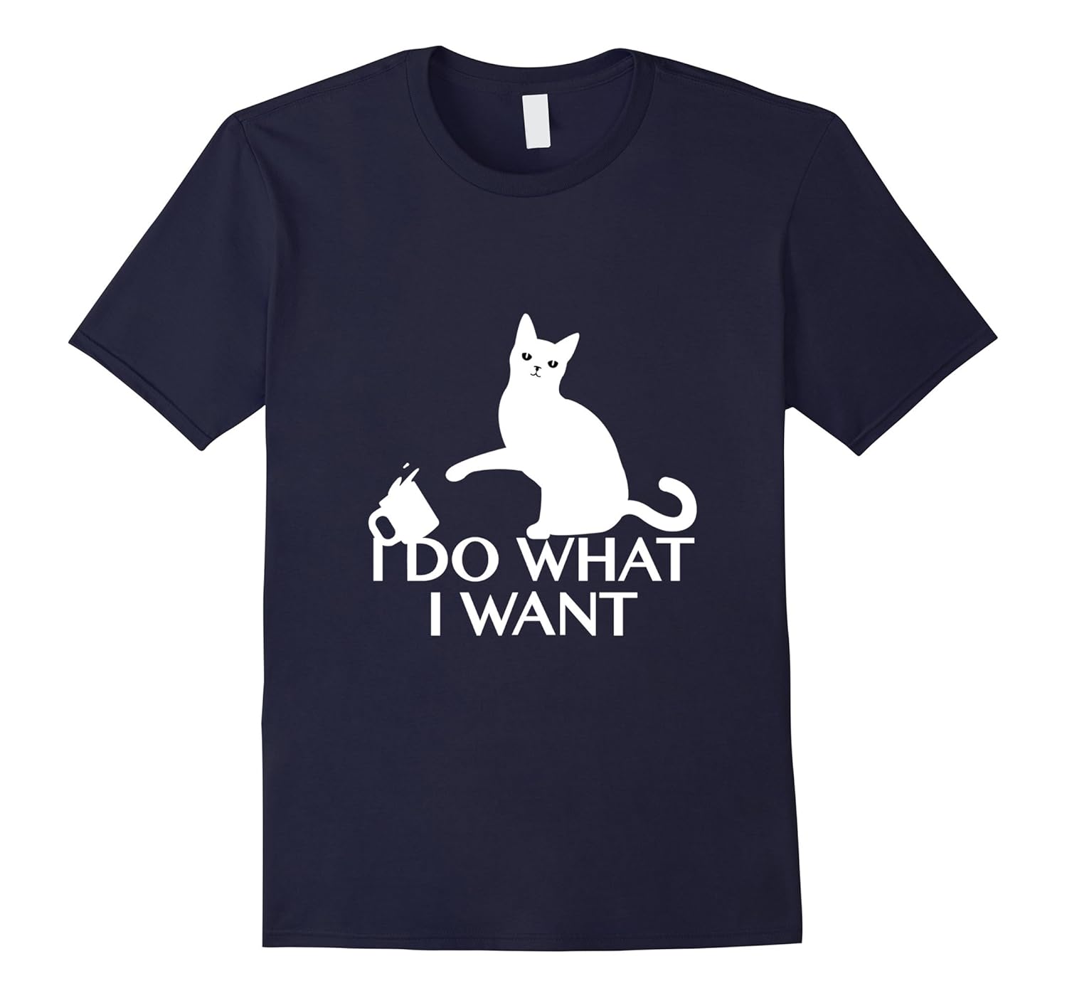 Funny Cat Gift for Men or Women - I Do What I Want T-shirt-Rose