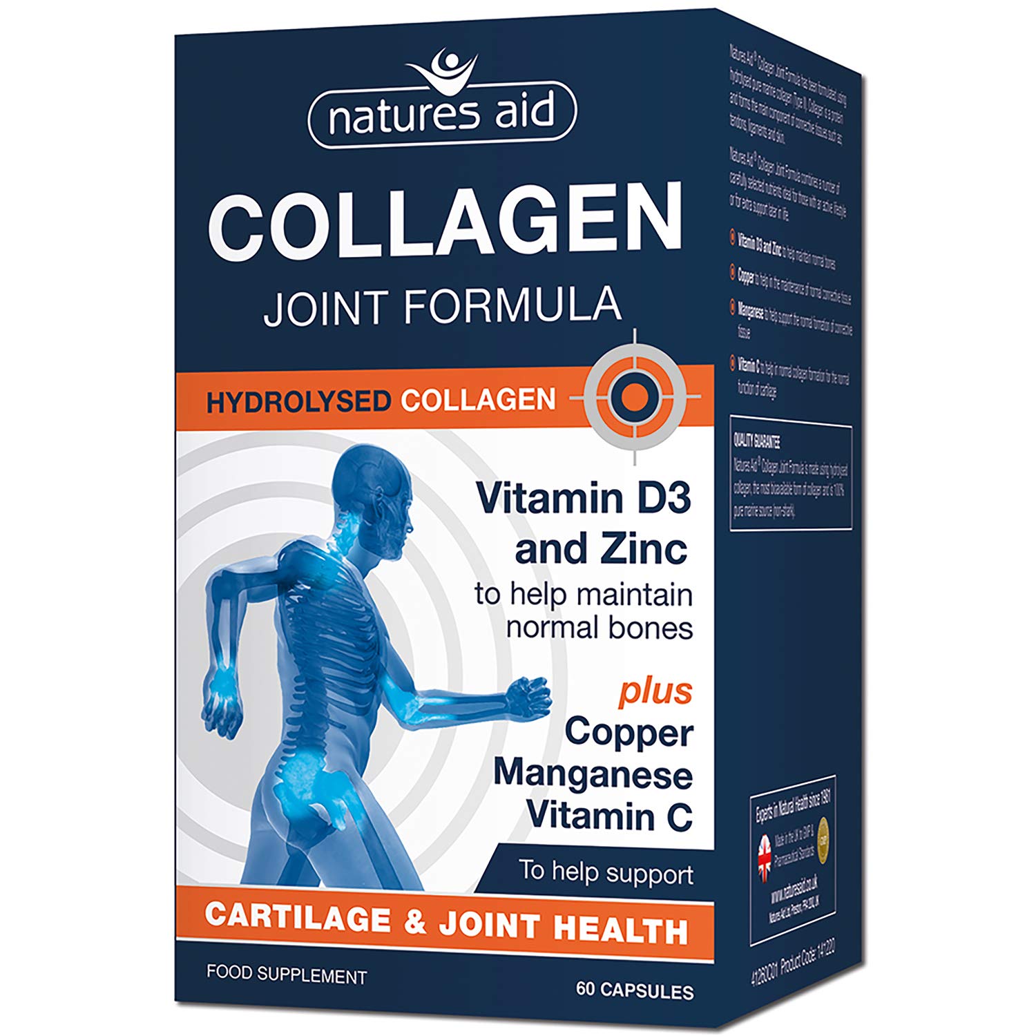 Natures Aid Collagen Joint Formula 60 Capsules