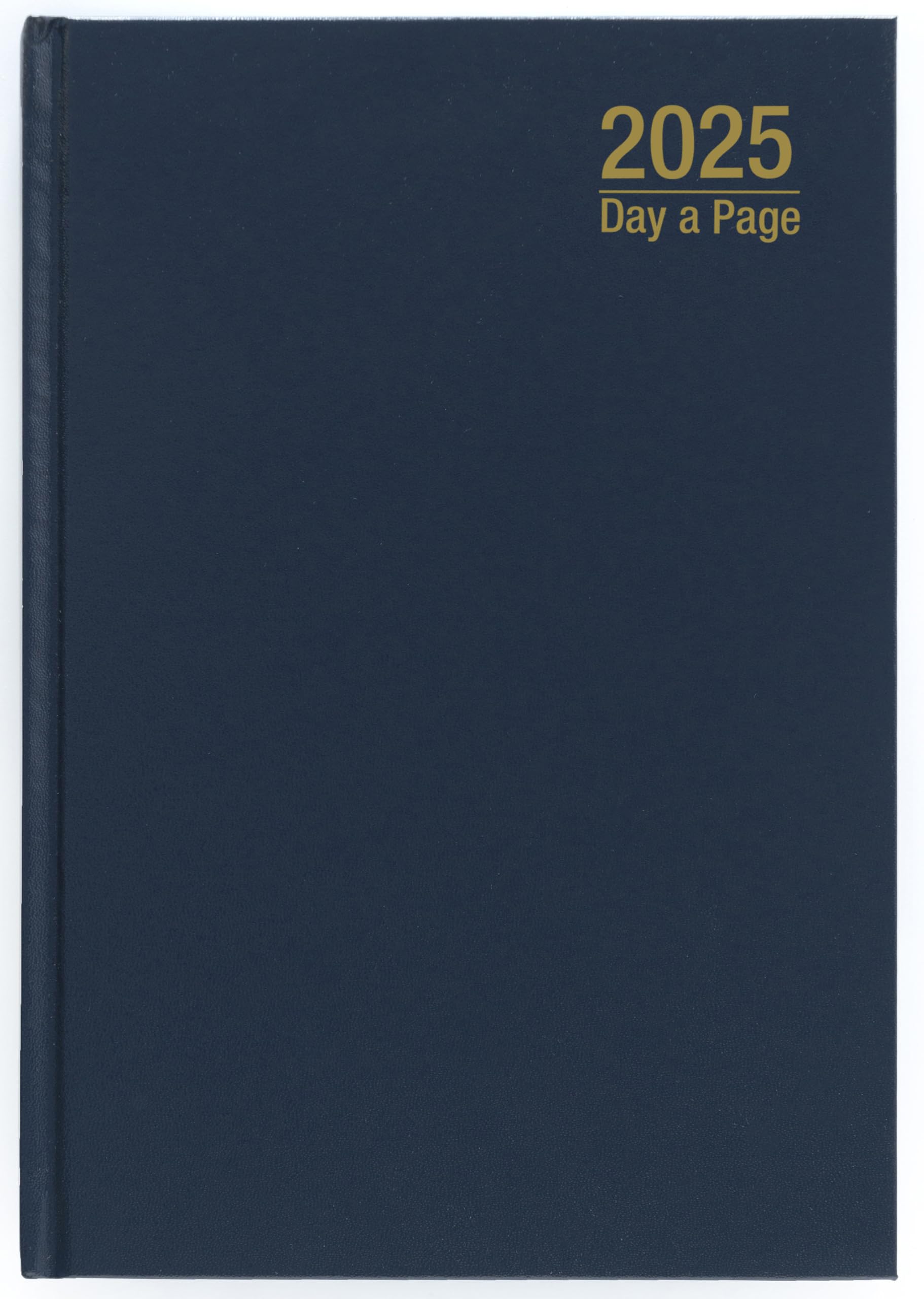 Imprint 2026 A4 Day-to-Page Diary – Premium Hardback Daily Planner with Full-Page Saturday & Sunday, Ribbon Bookmark, Organiser Layout – Large Desk Journal for Home, Office, or School (Navy Blue)