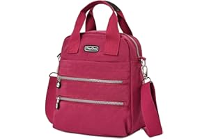 Tiny Chou Multi Pockets Hobo Bags for Women, Small Crossbody Shoulder Bag, Travel Backpack Purse, Waterproof Totes Handbags