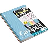 KOKUYO B5 Composition Notebooks, 5 Pack Campus Comp Book with Dot 6mm Ruled | 30 Sheets Narrow Line Spacing Journal Notebook for School Work Study Note Taking, 7.2"x10.2" Books with 35 Lines, 5 Colors