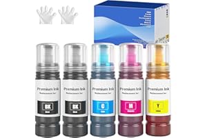 FANSHENG 522 Ink Refill Bottles Replacement for Epson Ecotank ET-2800 ET-2400 ET-2720 ET-2803 ET-2840 ET-4700 ET-4800 ET-4810