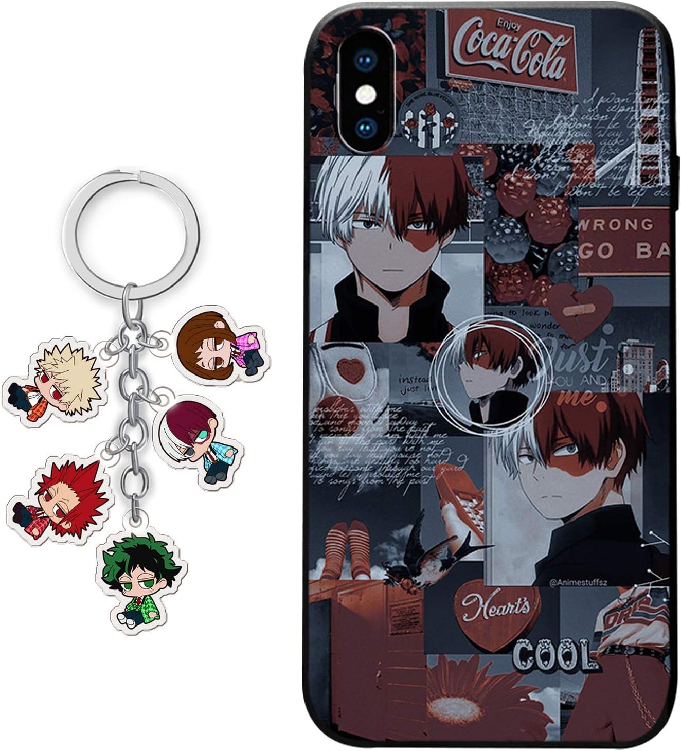 Amazon Co Jp Iphone 6 Plus 6s Plusケース 僕のヒーローアカデミア ケース 轟焦凍 アニメ 漫画 綺麗 萌え 人気 携帯カバー 僕のヒーローアカデミアキーホルダーが装飾品付属 Tpuシリコン ソフトケース スマホ アイフォン6 Plus 6s Plus ケース 家電 カメラ