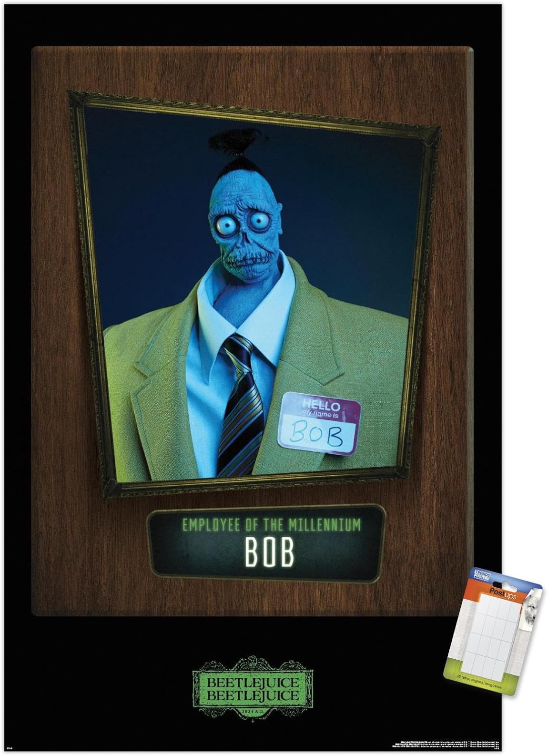 Wall Décor - Trends International Beetlejuice Beetlejuice - Employee Of The Millennium (Bob) Wall Poster, 22.37