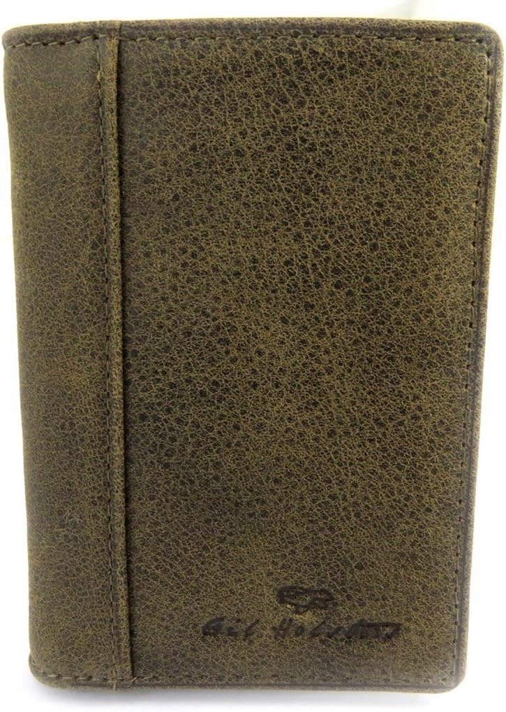 Leather card holders 'Gil Holsters' old havana.