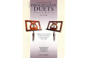 CARL FISCHER Progressive Duets Volume 1 - Violin. Arranged by Doris Gazda Larry Clark